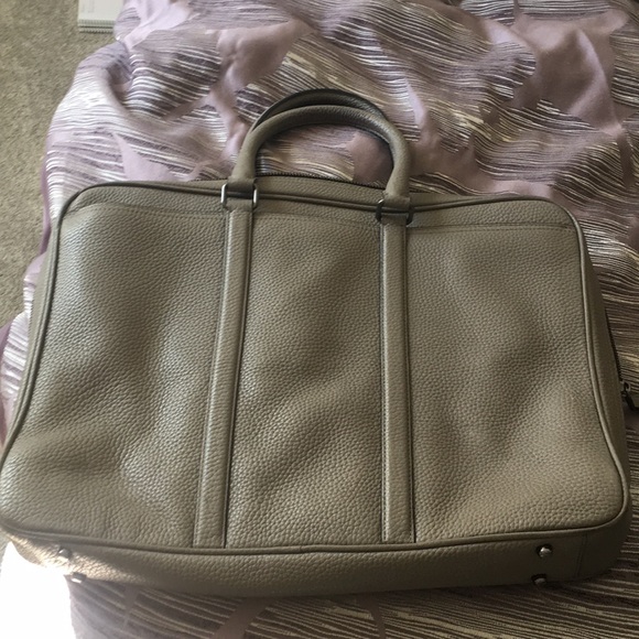 Coach Pebbled Leather Slim Brief - Picture 3 of 11